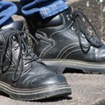 Steel toe boots