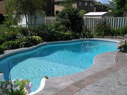 Backyard swimming pool